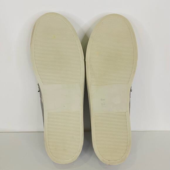 Nordstrom 1901 Napa Penny Loafers Men's Sz 13M Grey Linen Slip On Preppy Casual - Picture 2 of 11